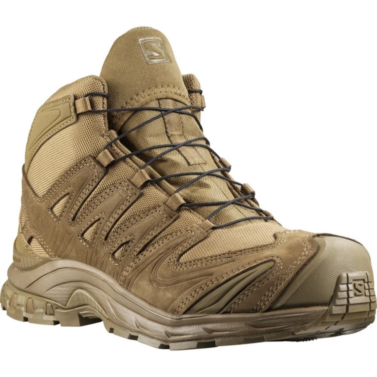 Brown Salomon Xa Forces Mid Men's Tactical Boots | PH 51473M